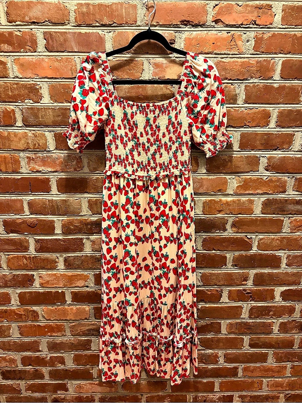 Betsy Johnson Floral Maxi Dress in Pink Size Small